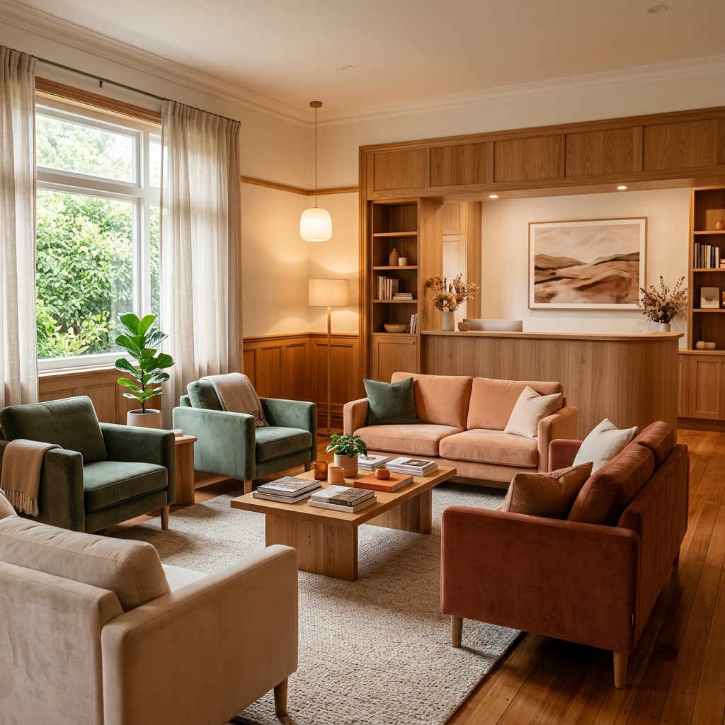 Soft, warm interior
